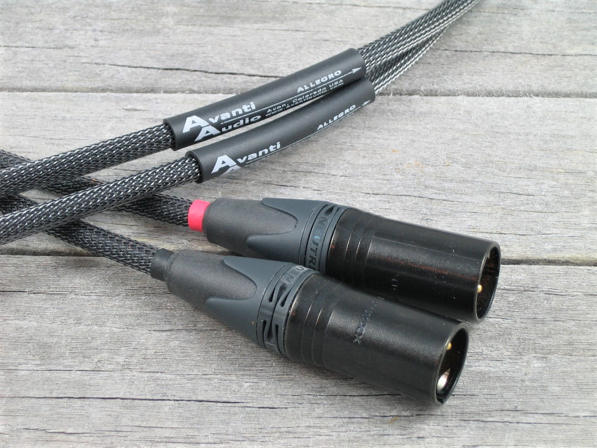 Audiophile Balanced XLR Interconnect Cables Avanti Audio