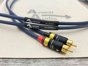 Avanti Audio Allegro Unbalanced RCA Interconnects - ViaBlue Slip On Connectors